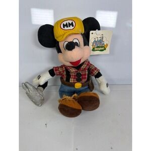 Disney Mickey Mouse Construction Mini Bean Bag Plush Toy with Tag‎